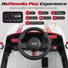 Load image into Gallery viewer, 12V Kids Ride on Car with Remote Control, Horn, Music