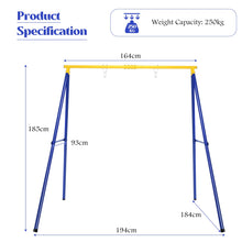 Load image into Gallery viewer, Kids Swing Frame Heavy Duty Metal Swing Stand with Ground Stakes