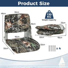 Load image into Gallery viewer, Waterproof Low Back Captain Chair with High-density Sponge