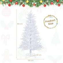 Load image into Gallery viewer, 6FT Pre-lit Christmas Tree with 383 Snow Flocked Branch Tips
