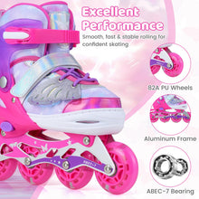 Load image into Gallery viewer, Kids Inline Skates for Boys & Girls, 4 Sizes Adjustable Blades Roller Skates