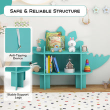 Load image into Gallery viewer, Kids Storage Shelf, Wooden Children Bookshelf with Anti-Tipping Device