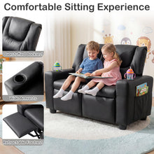 Load image into Gallery viewer, Kids Recliner Chair, 2-Seater Children Sofa