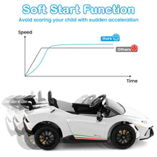 Load image into Gallery viewer, Kids Electric Ride on Car, 12V Licensed Lamborghini Battery Powered Toy Vehicle