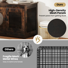 Load image into Gallery viewer, Dog Crate Furniture, Wooden Dog Cage with Chew-proof Metal Mesh