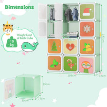 Load image into Gallery viewer, Portable Kids Wardrobe with Hanging Section
