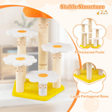 Load image into Gallery viewer, Cute Flower Cat Tree Kitty Tower with Sisal Scratching Posts