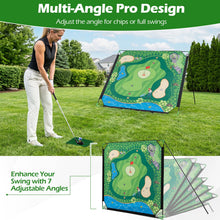 Load image into Gallery viewer, Indoor Outdoor Golf Game Gift, 71 x 71 Inch Chipping Mat