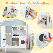 Load image into Gallery viewer, Height Adjustable Pretend Cooking Playset with Light