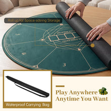 Load image into Gallery viewer, 8 Player Foldable Texas Holdem Table Layout Mat