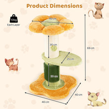 Load image into Gallery viewer, Cute Flower-Themed Kitten Activity Center for Indoor Cats