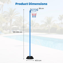 Load image into Gallery viewer, Netball Stand and Post, Adjustable Basketball Goal System