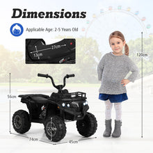 Load image into Gallery viewer, Kids Electric Quad Bike, 6V Battery Powered Toy Car with MP3 Player