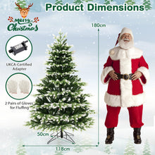 Load image into Gallery viewer, 6ft Pre-Lit Artificial Christmas Tree with 350 LED Lights