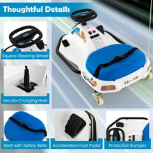 Load image into Gallery viewer, 24V Kids Ride On Car, Electric Go Kart with 360¡ã Spin Wheels, Wireless Connection, USB, Radio, Music