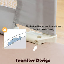 Load image into Gallery viewer, 142/175CM Toddler Infant Security Guardrail with Double Lock