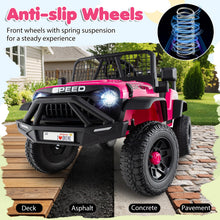 Load image into Gallery viewer, 24V Kids Ride on Car with Remote Control, LED Lights, Horn