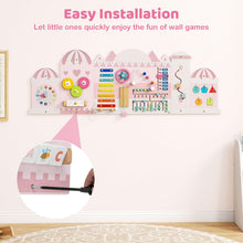 Load image into Gallery viewer, Activity Wall Busy Board Panels 11 in 1 Wooden Sensory Wall Toy