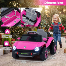Load image into Gallery viewer, 12V Kids Ride on Car, Licensed Volkswagen Electric Vehicle with Remote