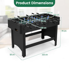 Load image into Gallery viewer, 119 CM Competition Full Size Soccer Game Table with 22 Players