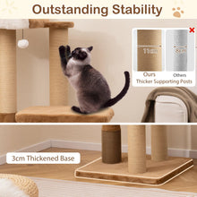 Load image into Gallery viewer, Cat Tree, 112cm Tall Multi-level Cat Tower with Scratching Posts