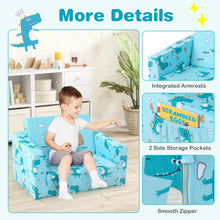 Load image into Gallery viewer, Kids Sofa Chair, Upholstered Children Armchair