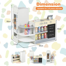 Load image into Gallery viewer, Kids Supermarket Playset with Cash Register for Children Ages 3+