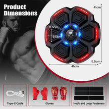 Load image into Gallery viewer, Music Boxing Machine, Wall Mounted Electronic Boxing Target