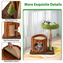 Load image into Gallery viewer, Cat Tree, 75 cm Multi-Level Cat Tower with Condo, Sisal Scratching Post