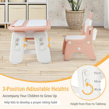 Load image into Gallery viewer, Kids Table and Chair Set, Children Activity Table with Chair