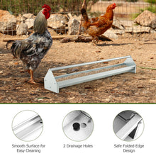 Load image into Gallery viewer, 115cm Long Heavy-Duty Large Capacity Chicken Feeder