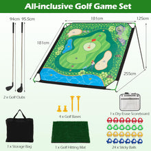 Load image into Gallery viewer, Indoor Outdoor Golf Game Gift, 71 x 71 Inch Chipping Mat
