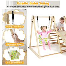 Load image into Gallery viewer, Kids Climbing Frame, Wooden Children Climber Playset with Swing