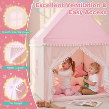 Load image into Gallery viewer, Children's Wooden Frame Playhouse Tent with Mat