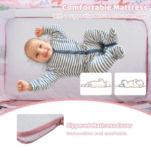 Load image into Gallery viewer, Baby Bassinet Crib Bedside Sleeper with Adjustable Height