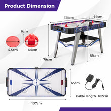 Load image into Gallery viewer, Air Hockey Game Table with 2 Pushers and Pucks mfor Game Room