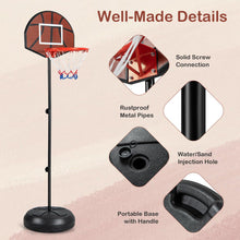 Load image into Gallery viewer, 2-in-1 Kids Basketball Hoop with Dart Board