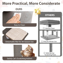 Load image into Gallery viewer, Multi-level Cat Tree for Indoor Cat with Cushion Top Perch