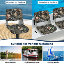 Load image into Gallery viewer, Waterproof Low Back Captain Chair with High-density Sponge