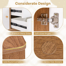 Load image into Gallery viewer, Kids Storage Cabinet, Wooden Children Bookcase with Open Shelf
