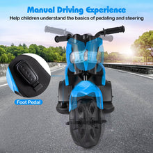 Load image into Gallery viewer, Kids Electric Motorcycle, 6V Battery Powered Motorbike with LED Headlight
