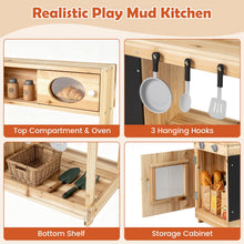 Load image into Gallery viewer, Outdoor Children Play Kitchen Pretend Toy Kitchen for 3+ Years Old Boys Girls