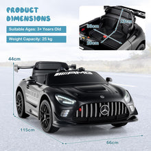 Load image into Gallery viewer, 12V Kids Powered Ride on Car Benz GT3 with Spoiler and Remote Control