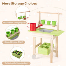 Load image into Gallery viewer, Mud Kitchen, Outdoor Kids Play Kitchen with Removable Pots