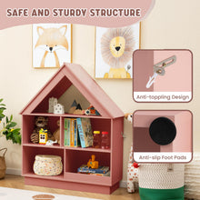 Load image into Gallery viewer, Kids Bookcase, 3-Tier Children Bookshelf with Anti-toppling Devices
