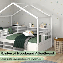Load image into Gallery viewer, 201x116cm Wooden Kids Bed Frame