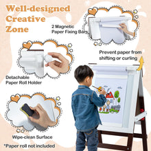 Load image into Gallery viewer, Height-adjustable Painting Easel with Chalkboard and Paper Holder
