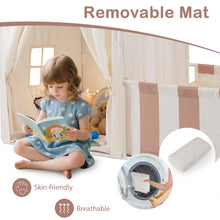 Load image into Gallery viewer, 2 in 1 Indoor Toddler Playhouse Castle Fairy Tents for 3+ Years Old Girls Boys