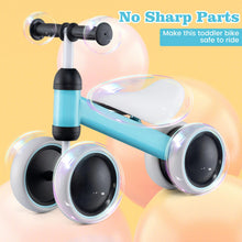 Load image into Gallery viewer, Balance Bike, No Pedal 4 Wheels Toddler Bike