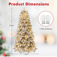 Load image into Gallery viewer, Pre-Lit Artificial Christmas Tree with Mixed Branch Tips
